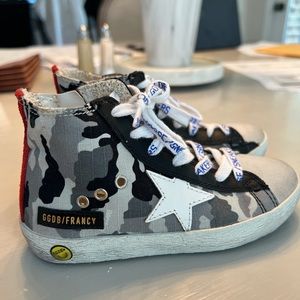 kids high top golden gooses